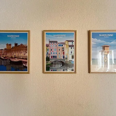 Apartment Les Colonnes - En Duplex - Wifi Narbonne